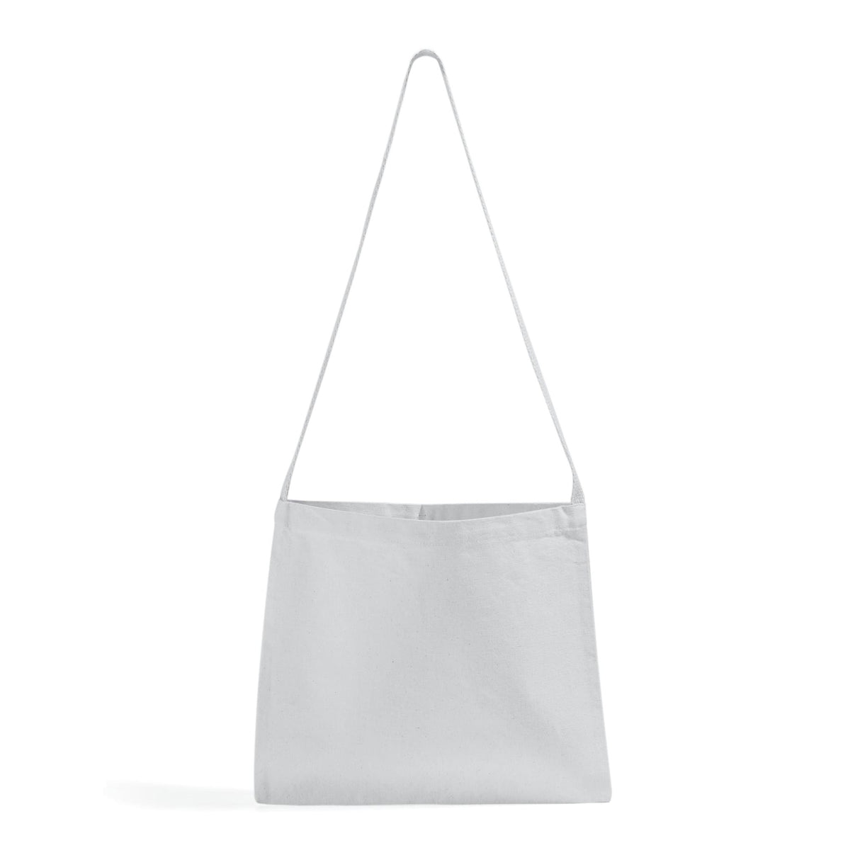 White Messenger Tote Bag