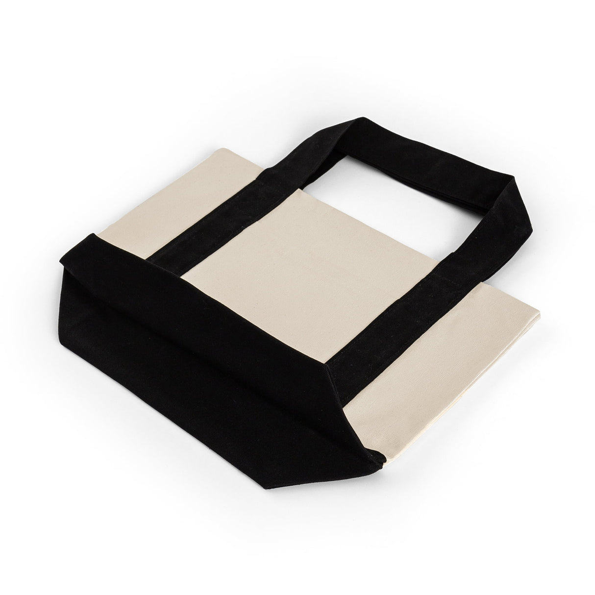 Mini Black Shopping Bag with Gusset