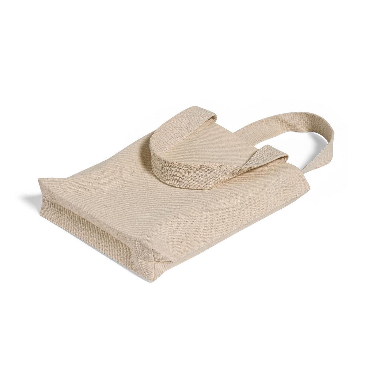 mini cotton canvas tote bag