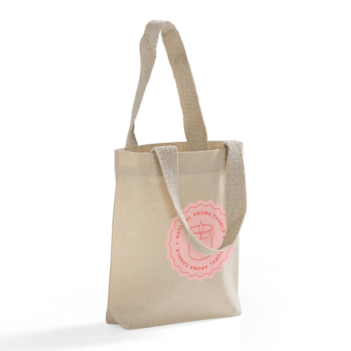 custom mini canvas gift tote bag
