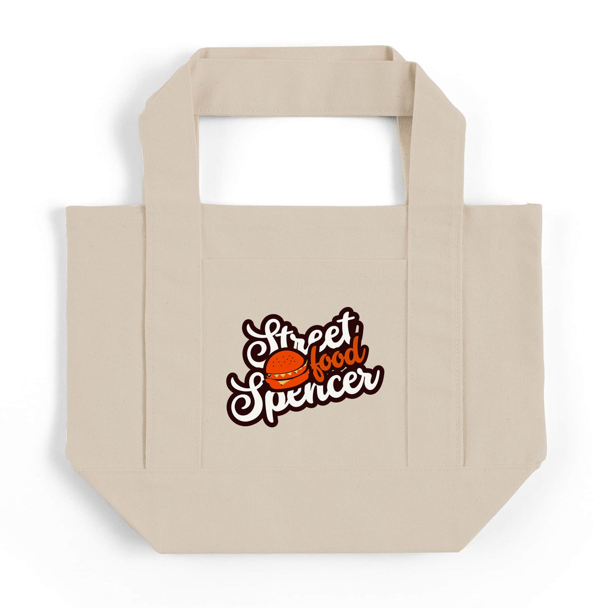 Custom Mini Iconic Natural Tote Bag