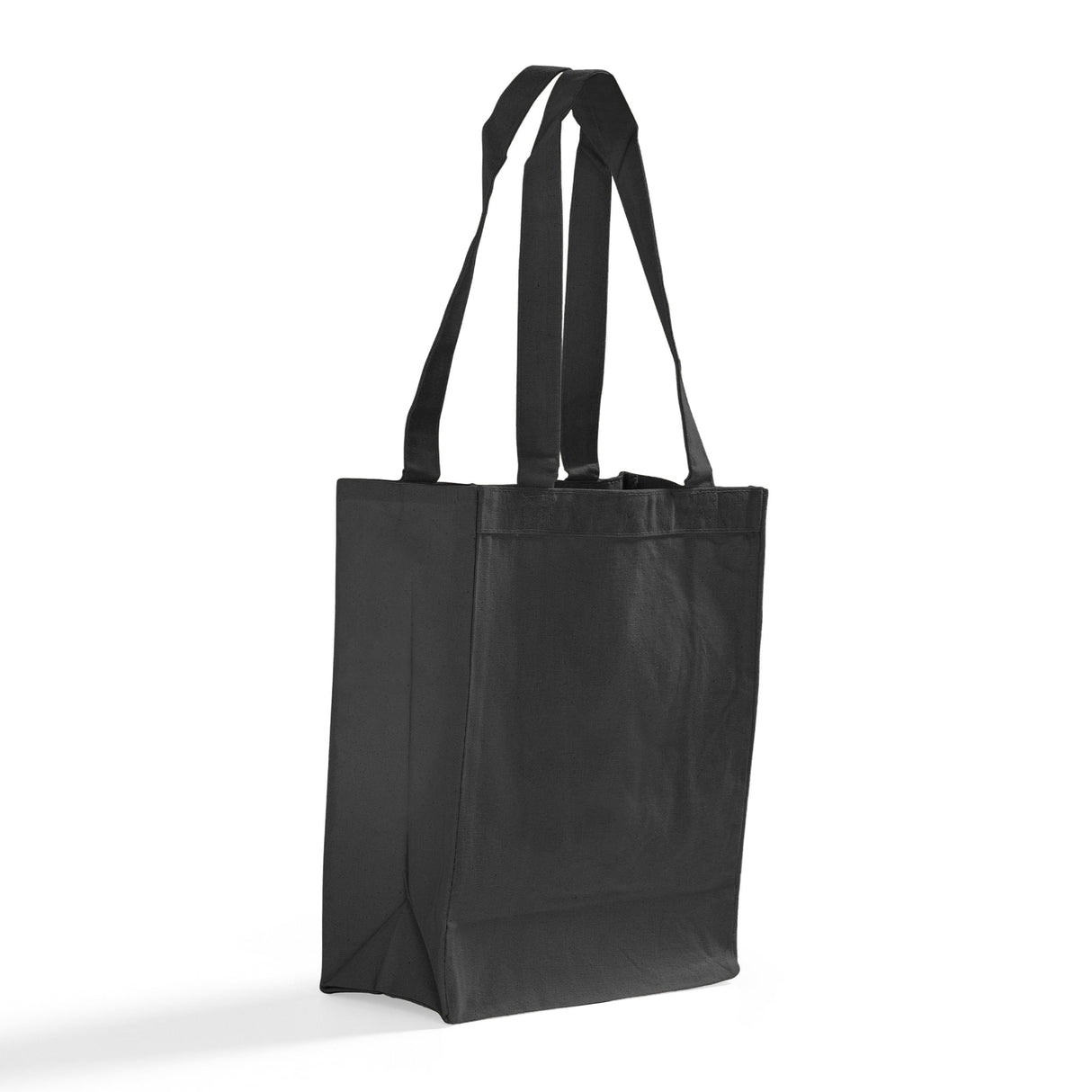 Multi-Purpose Heavy Black Canvas Tote Bag