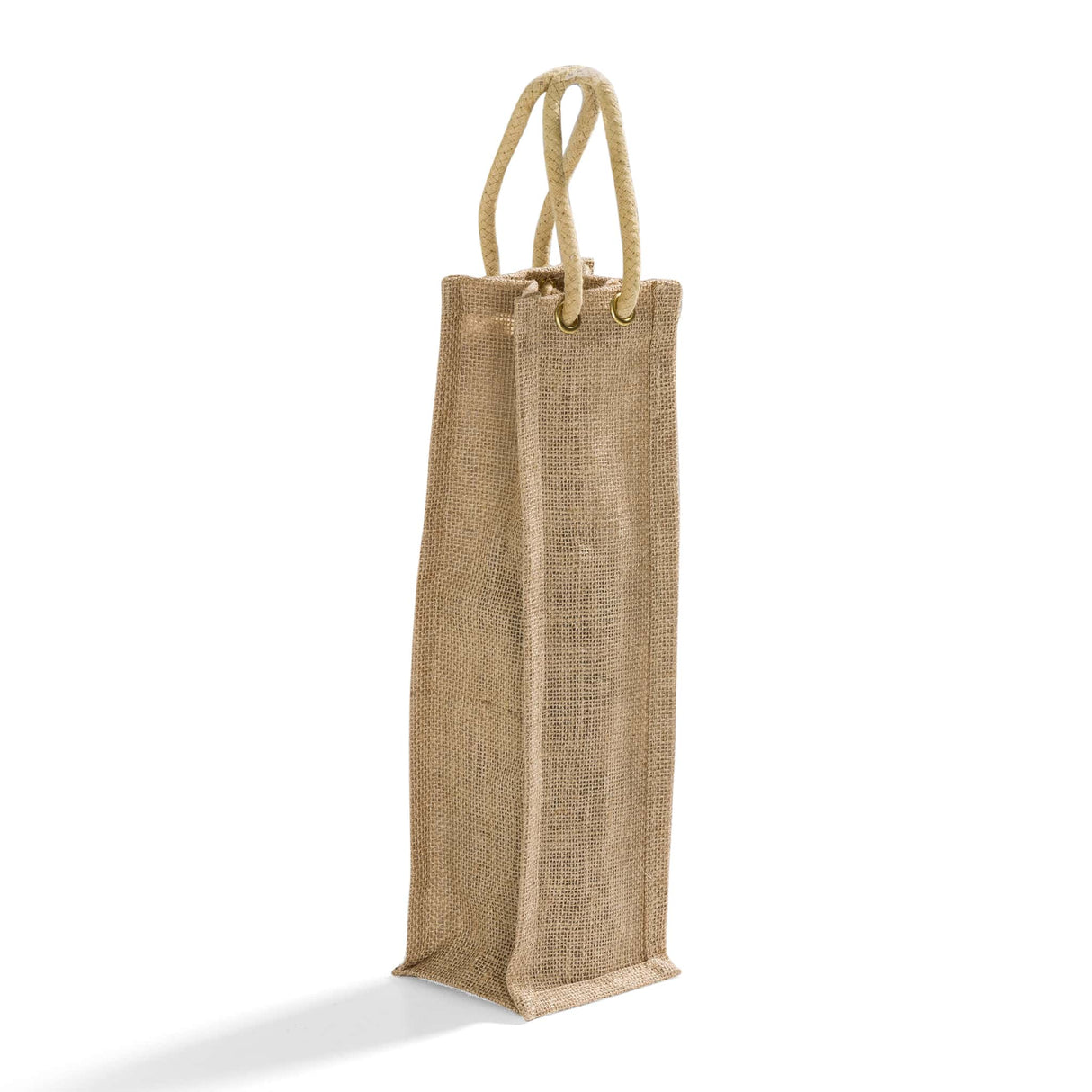 Natural Burlap Jute Wine Bag