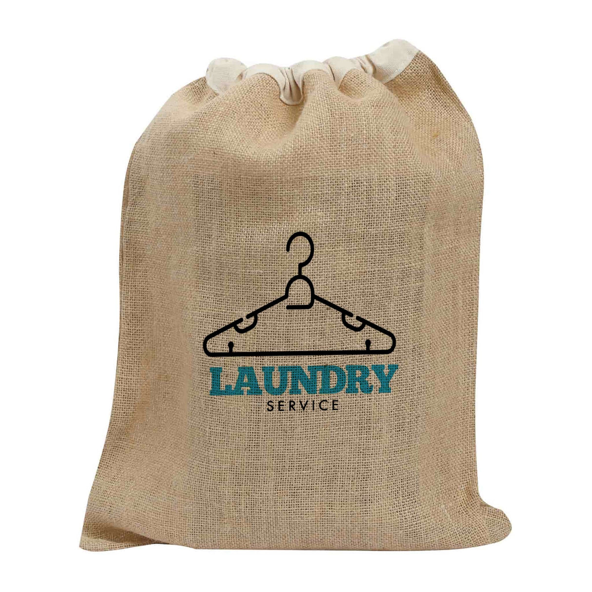 Natural Burlap Custom Bag