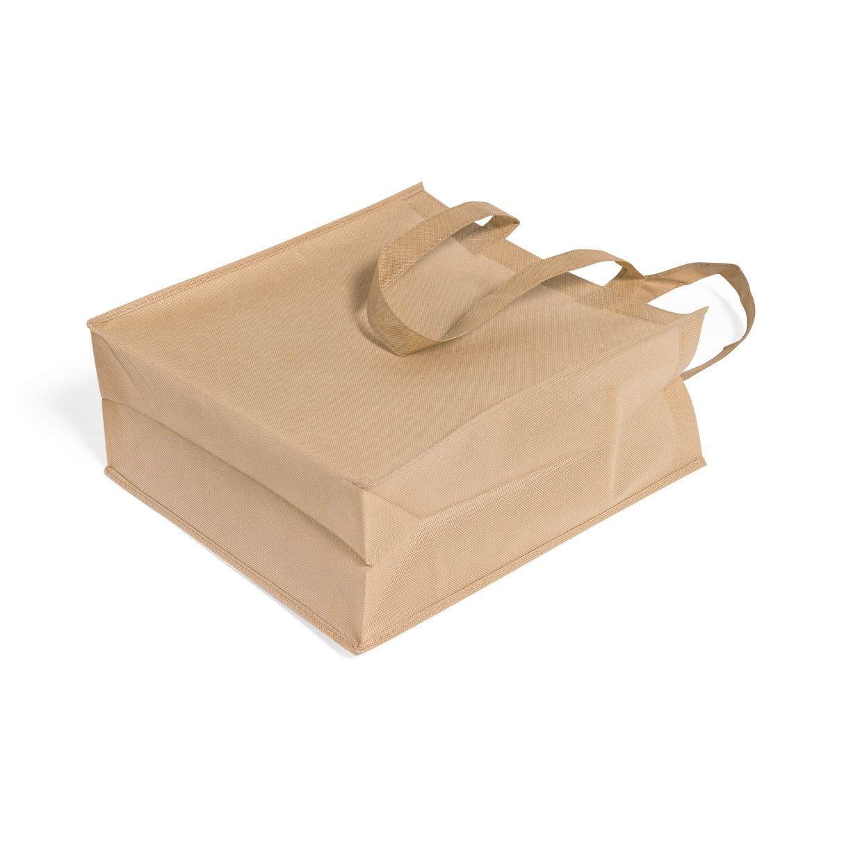 natural grocery tote bag horizontal detail