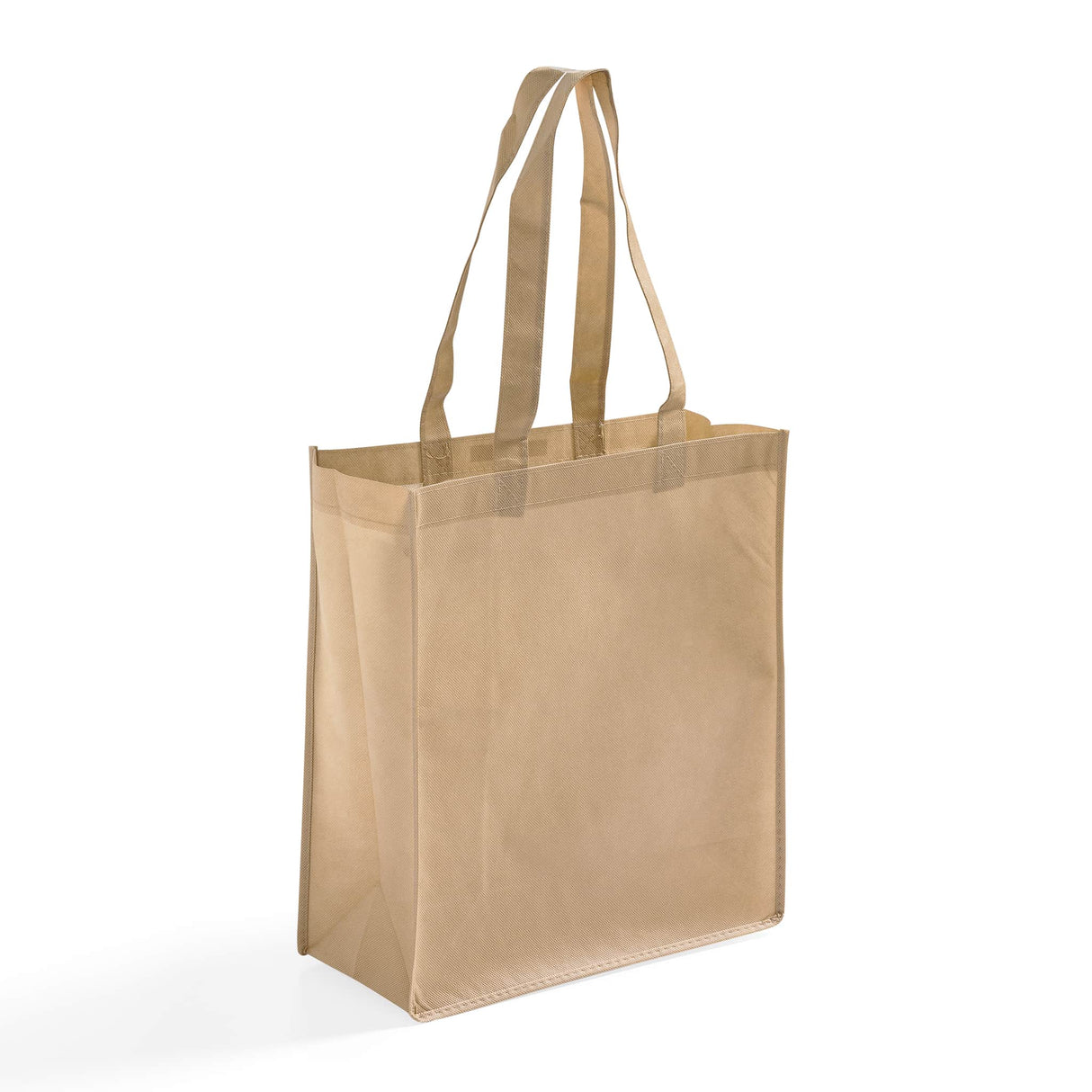 natural grocery tote bag with gusset