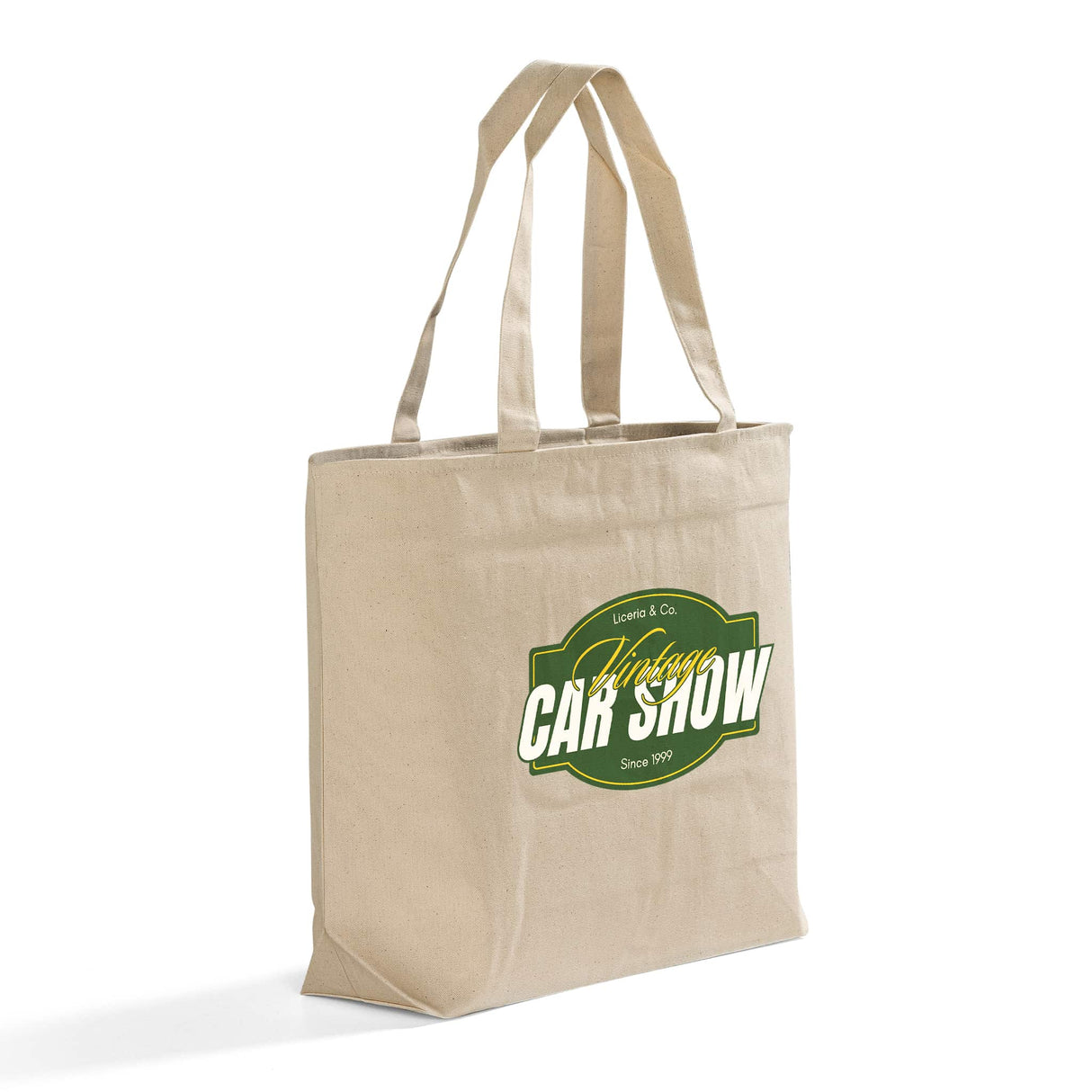 Heavy Canvas Zipper Tote Bags Customized - Personalized Heavy Tote Bags With Your Logo - TG261