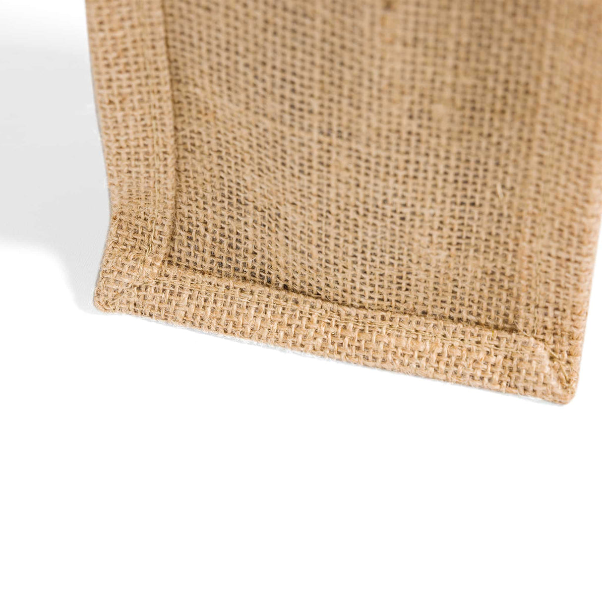Natural Jute Wine Bag Bottom Detail