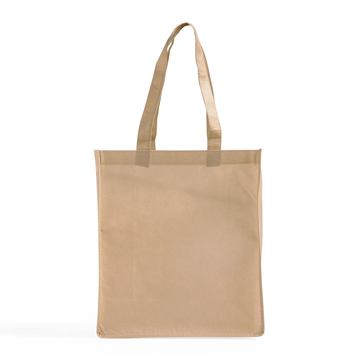natural non woven grocery tote bag gusseted