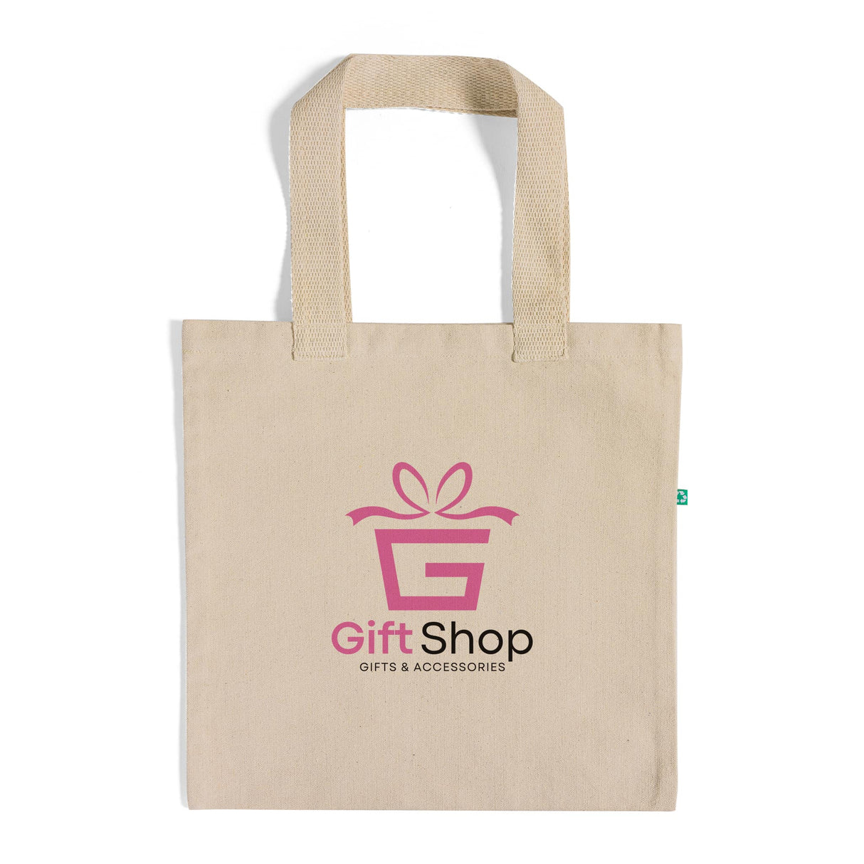 Recycled Canvas Basic Book Bag - Recycled Tote Bags With Your Logo - RC869