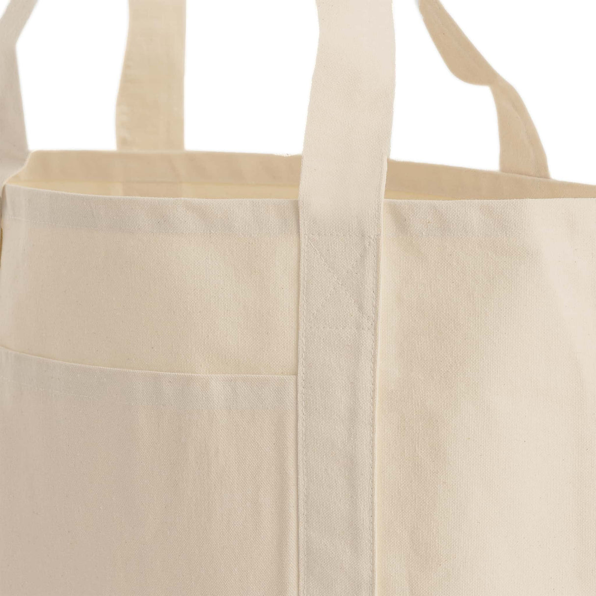 Natural Shopping Bag Handle Detail