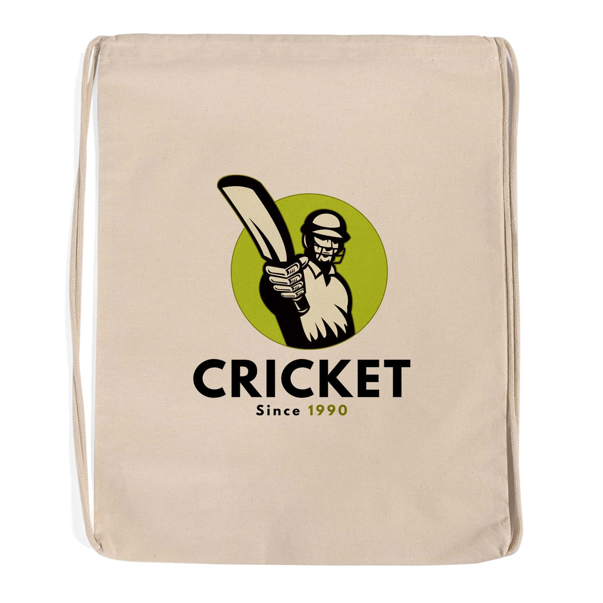 Natural Sport Cotton Drawstring Bag