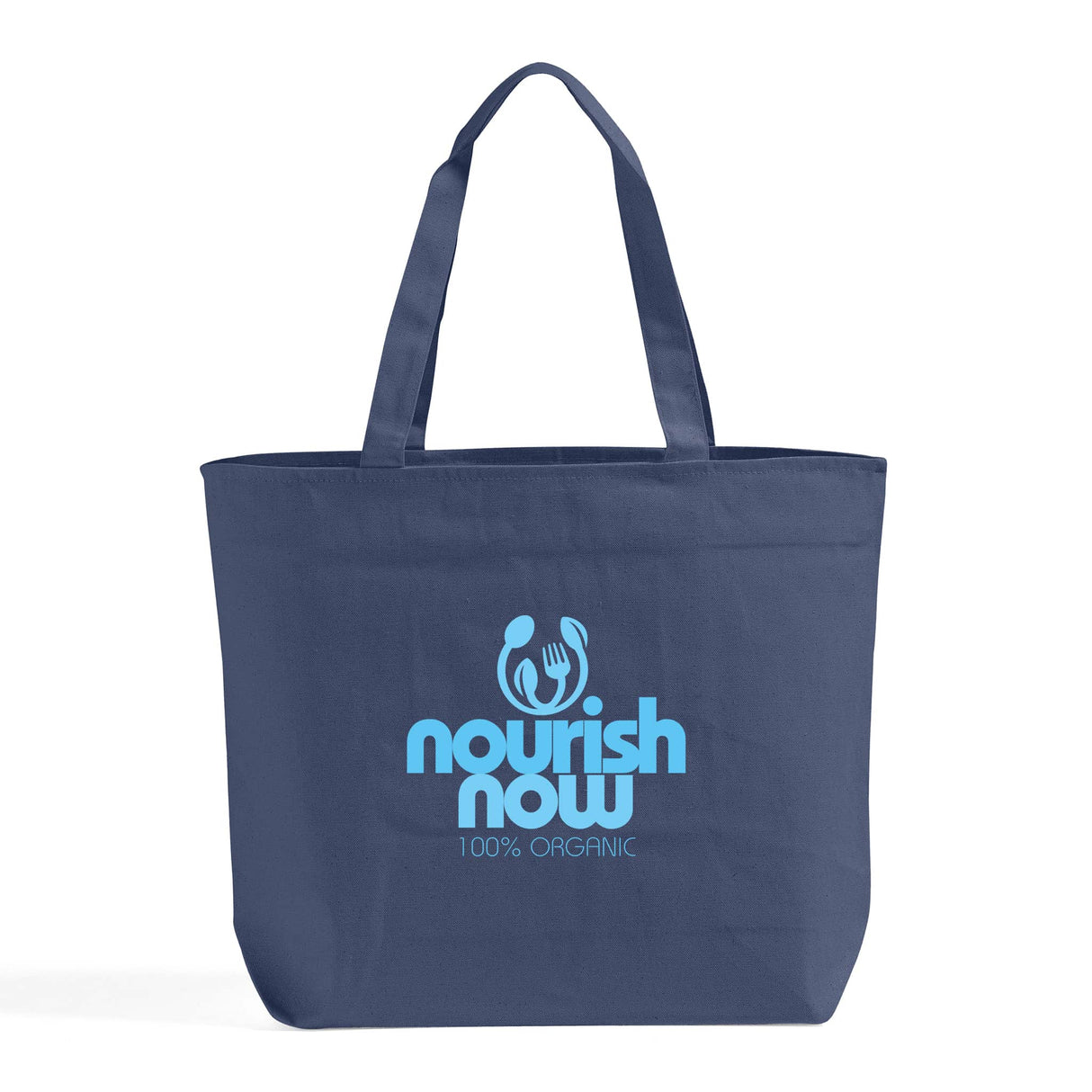 Heavy Canvas Zipper Tote Bags Customized - Personalized Heavy Tote Bags With Your Logo - TG261