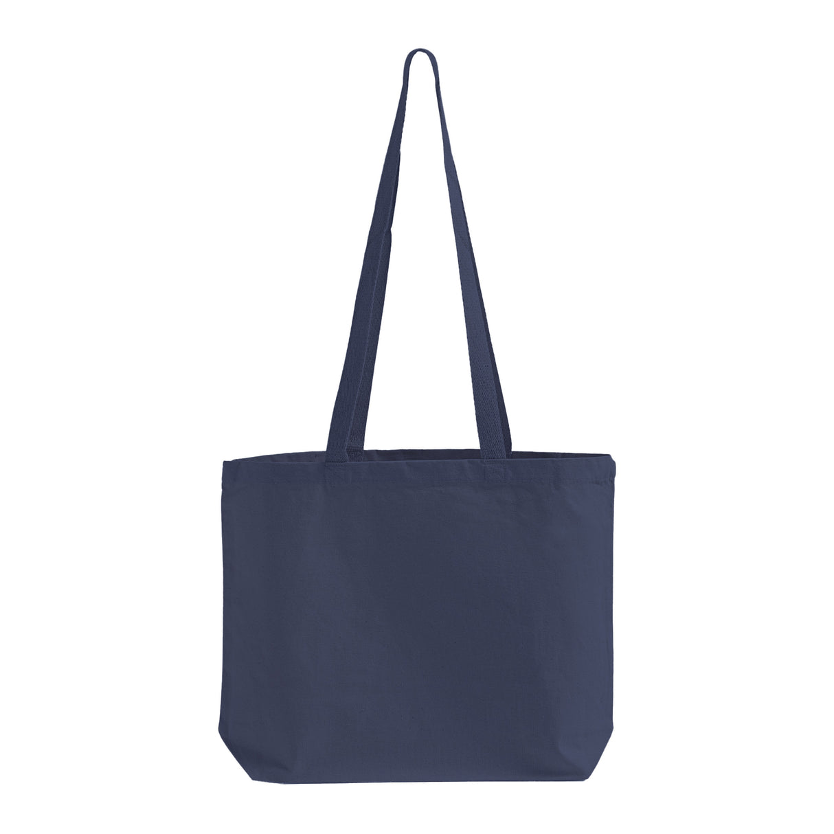 Navy Large Value Messenger Canvas Tote Bag