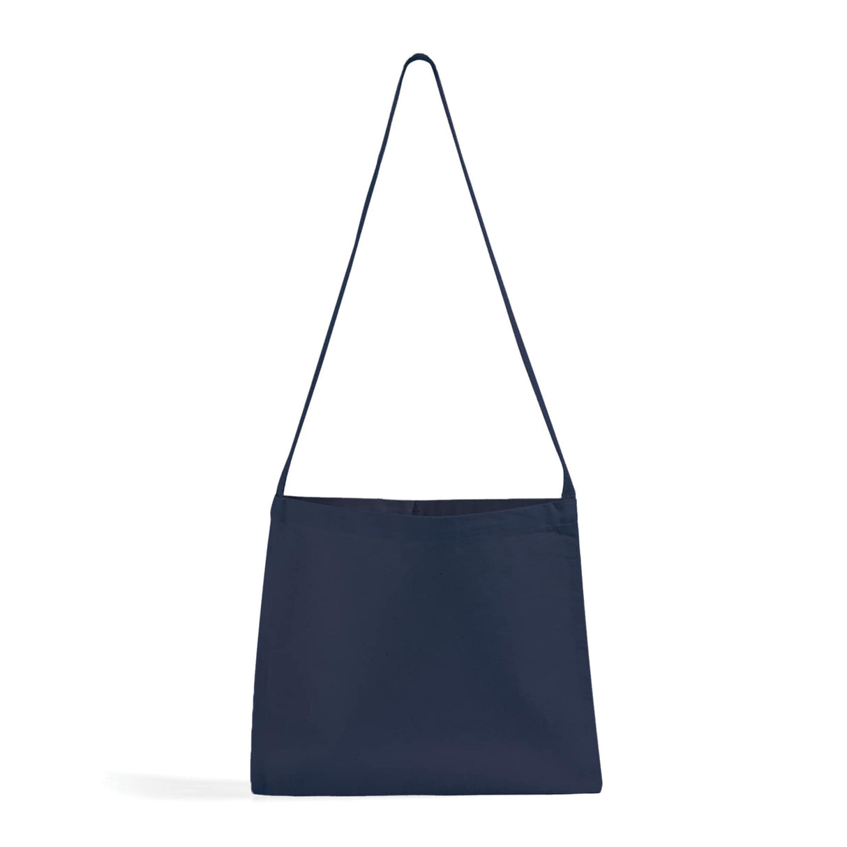 Navy Messenger Tote Bag