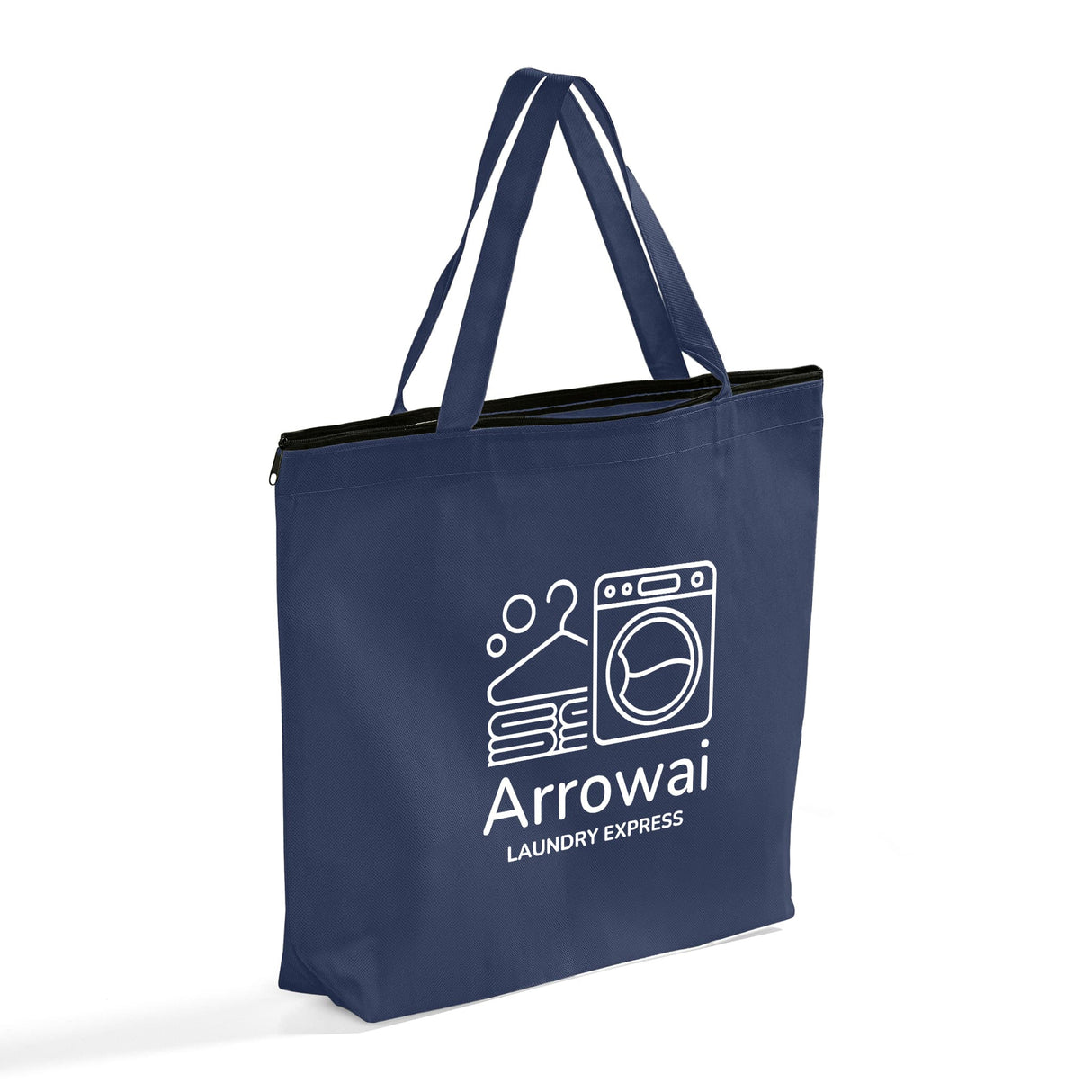 Zippered Promo Convention With Your Logo - Promotional Gusset Tote Bags