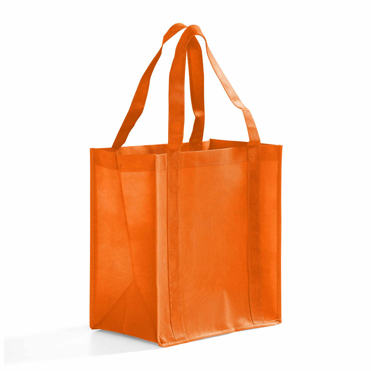 non woven orange shopping bag