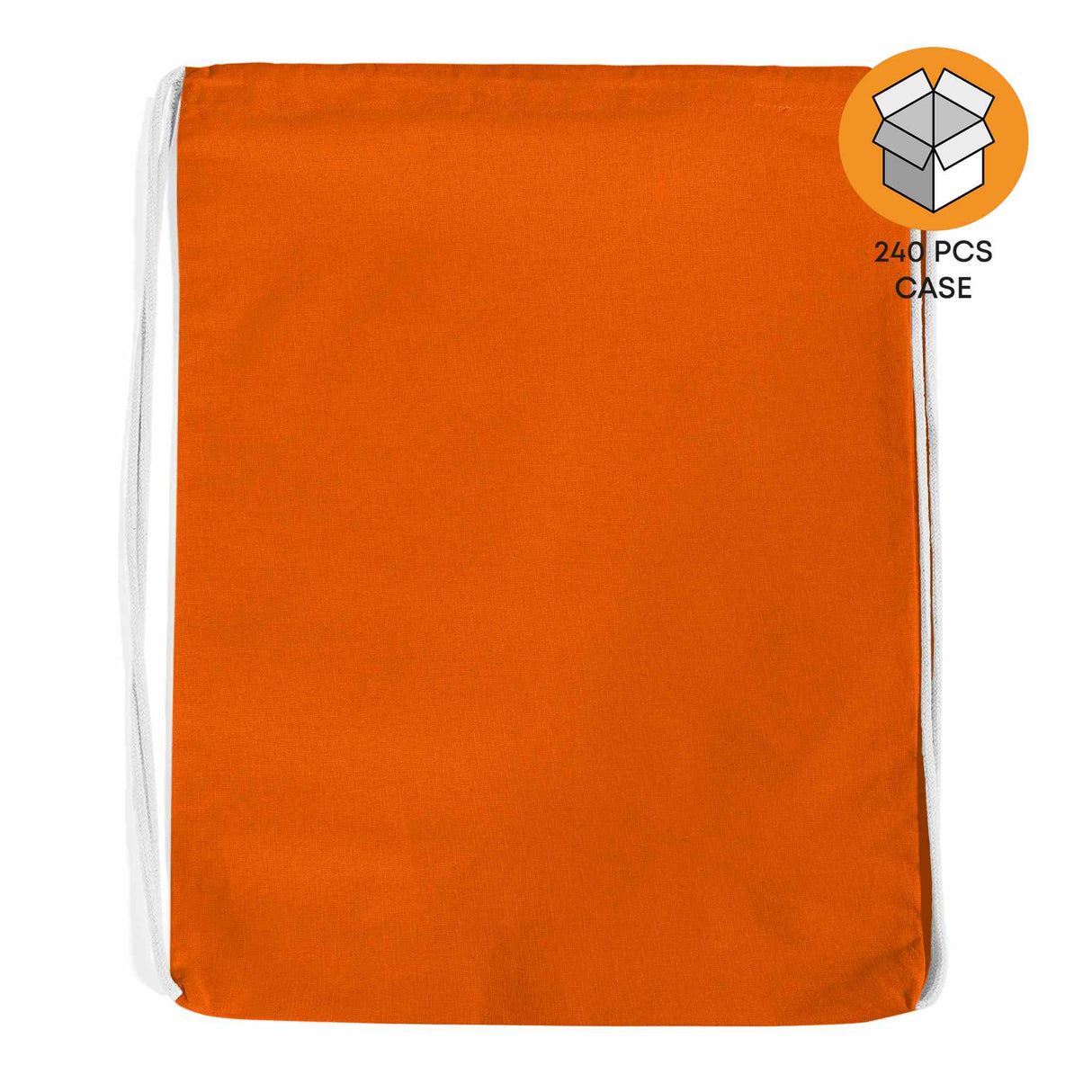 240 ct Economical Sport Cotton Drawstring Bag Cinch Packs - By Case