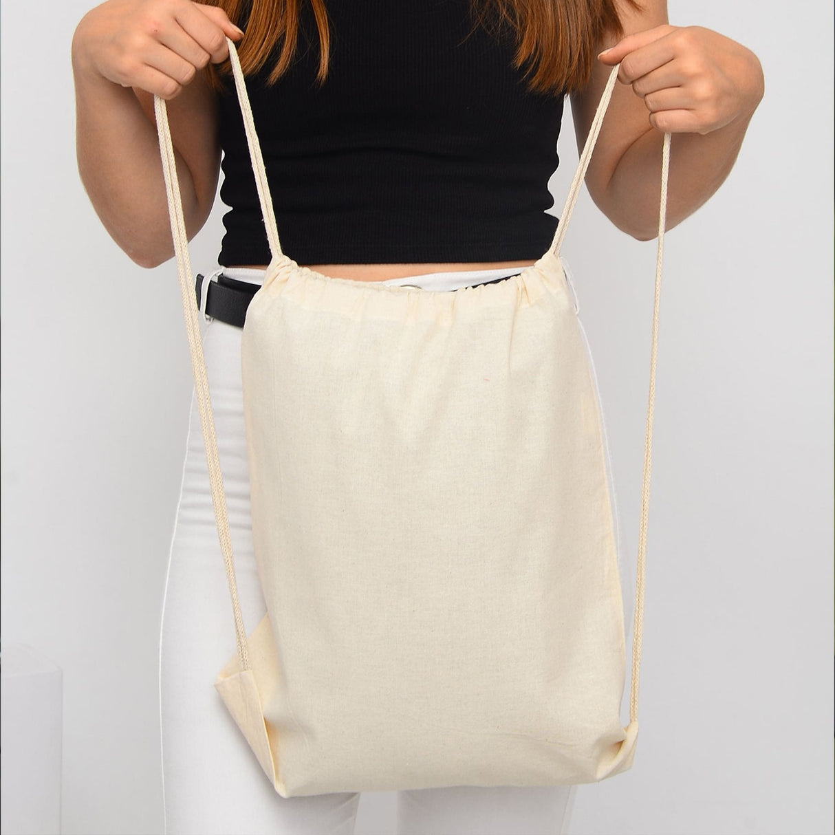 organic cotton canvas backapack model