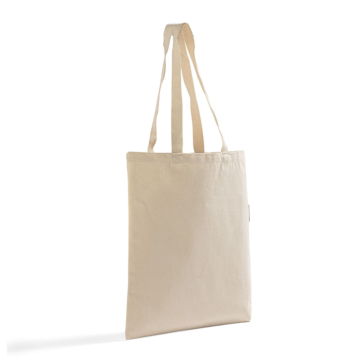 organic cotton heavy tote flat bottom