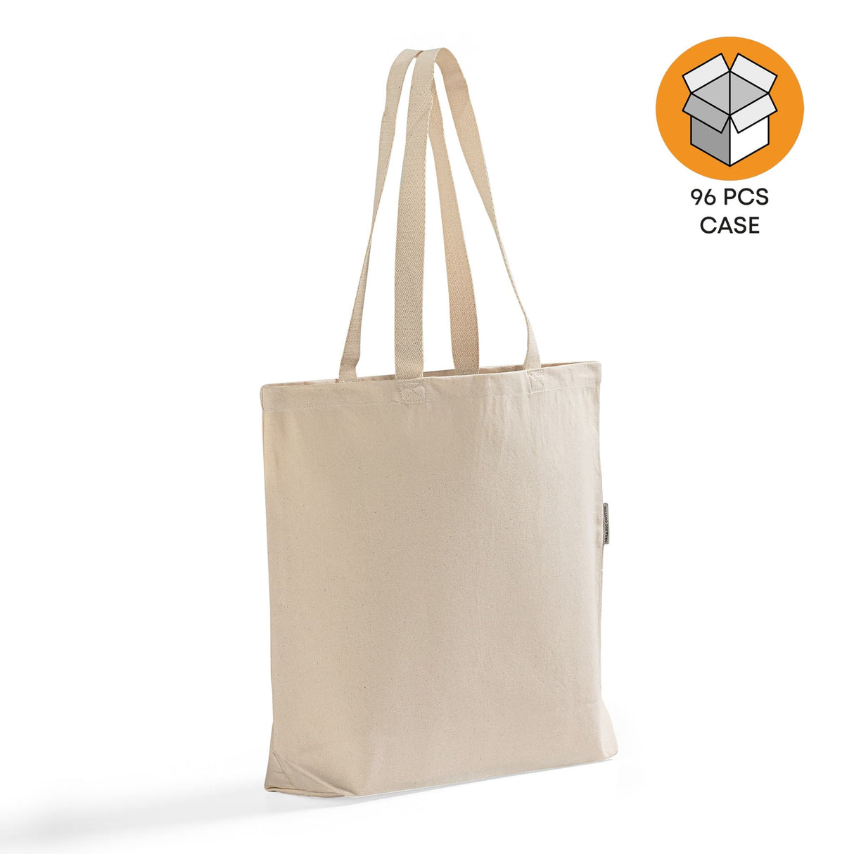 Large Organic Canvas Shopper Tote Case