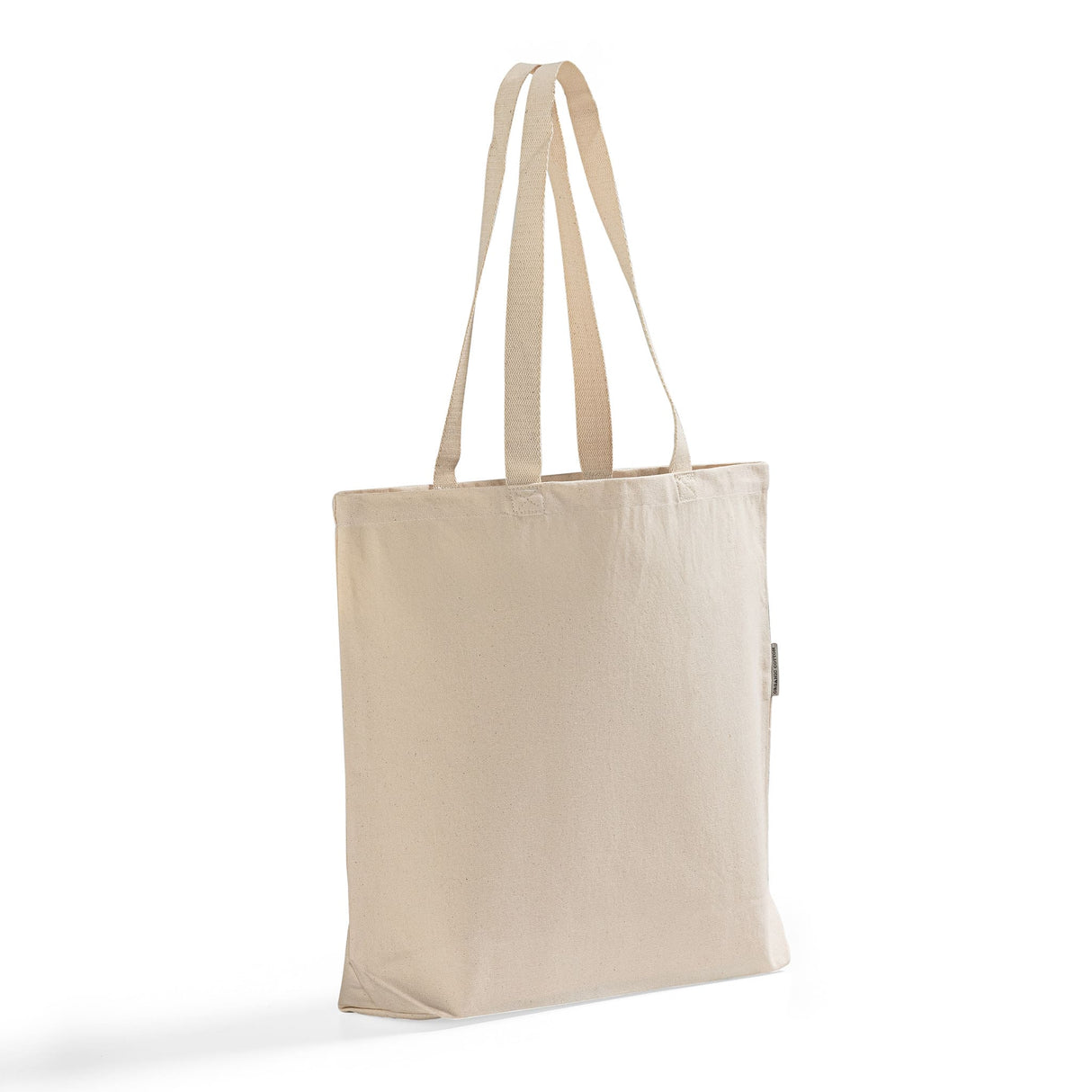 organic shopper tote with gusset