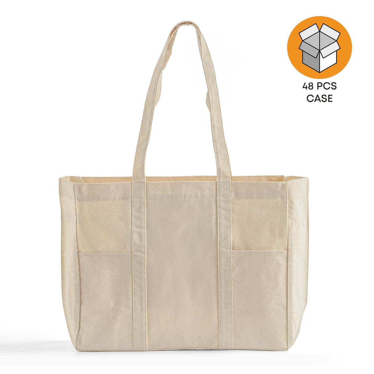 48 ct Organic Utility Canvas Tote - By Case