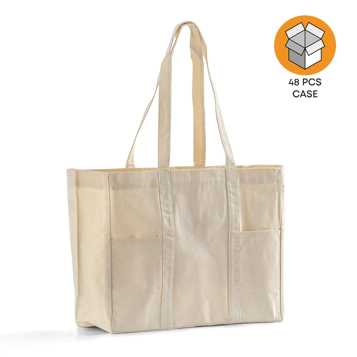 48 ct Organic Utility Canvas Tote - By Case