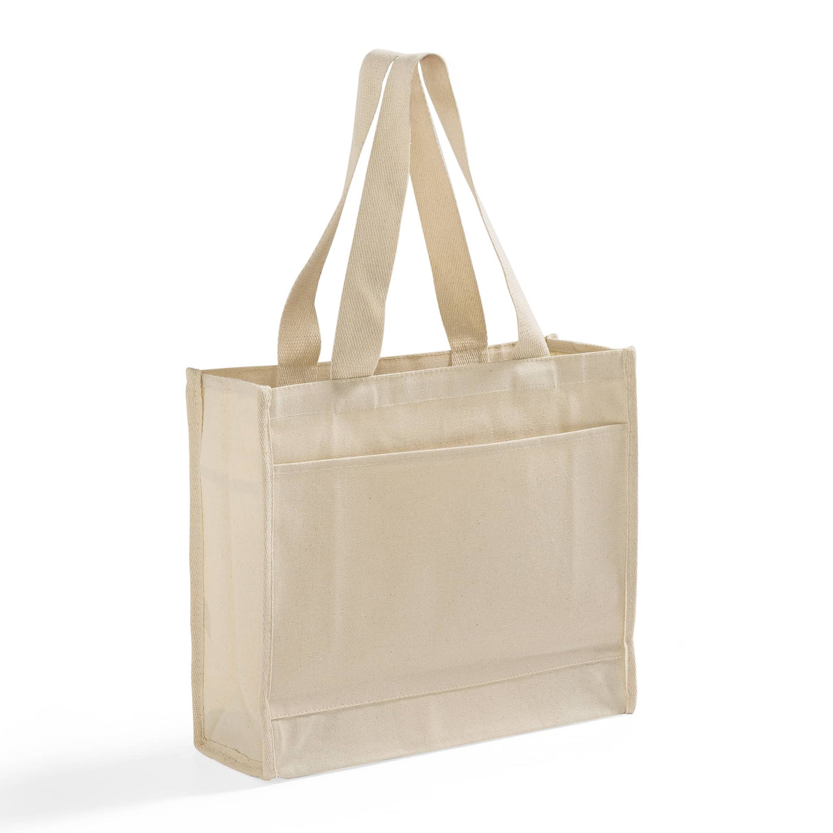 Pocketed Heavy Canvas Tote Bag