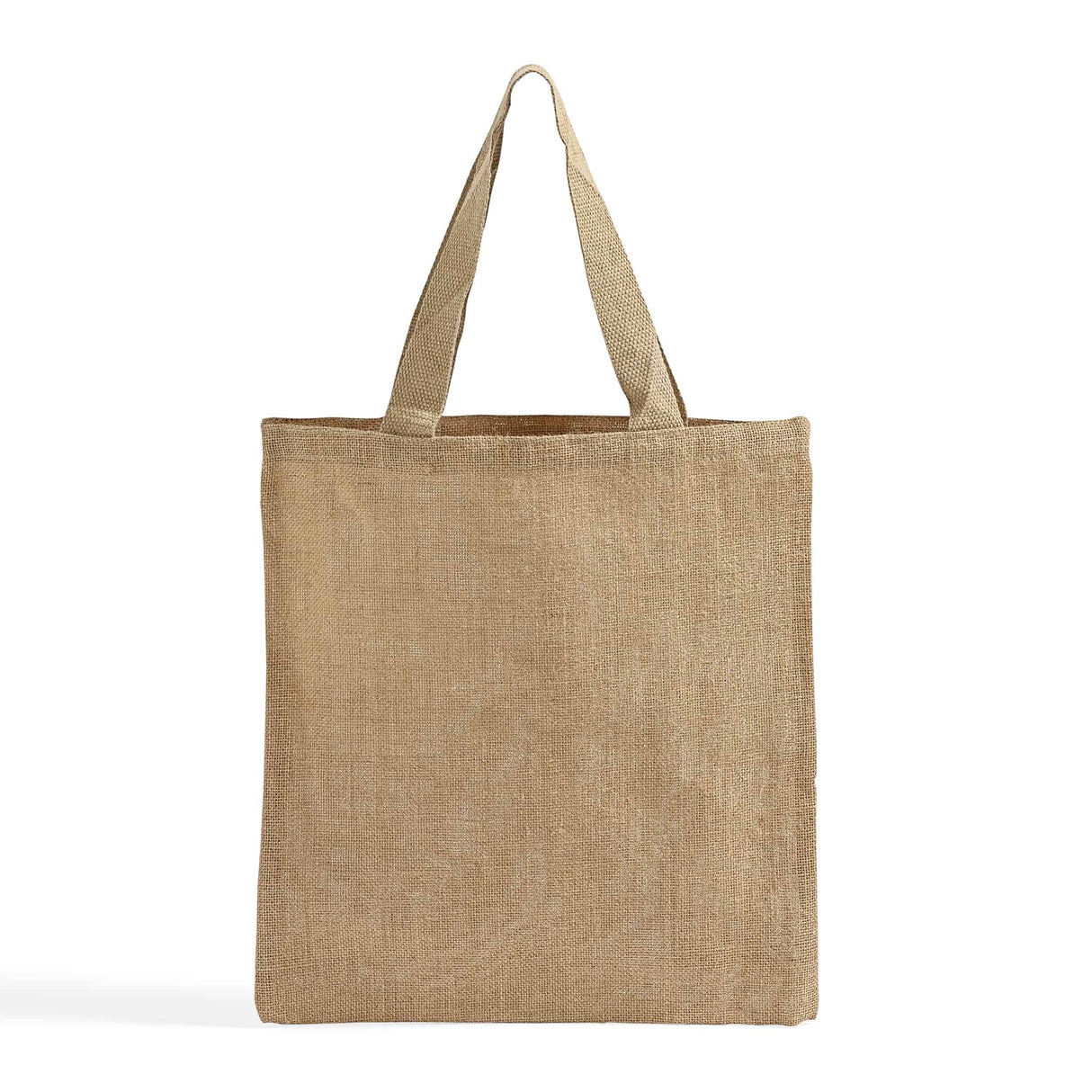 Basic Jute Burlap Tote Bag