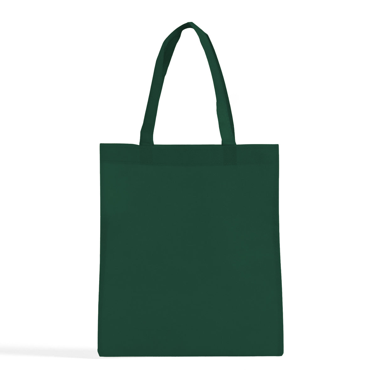 promotional hunter green non woven tote