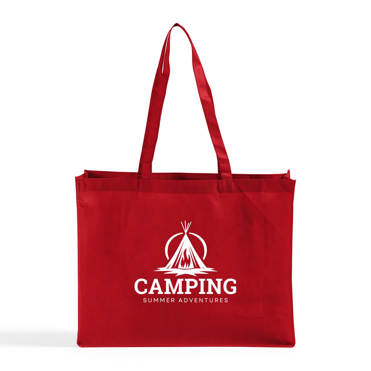 Large Custom Promo Shopping Bag Tote Bags - Customize Logo Tote Bags
