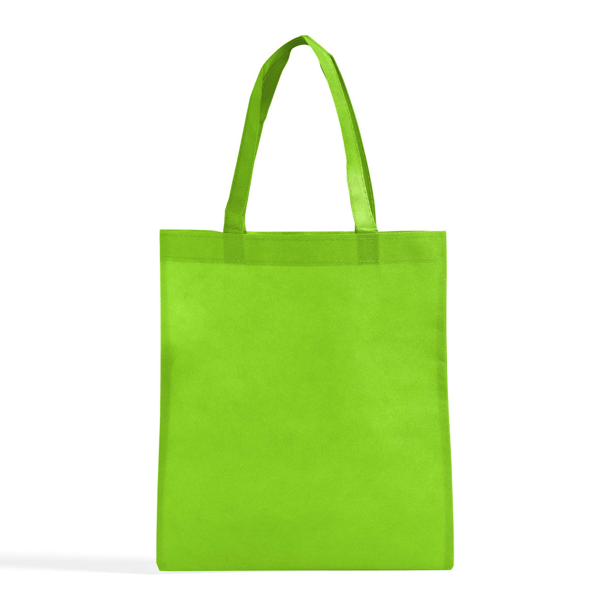 promotional lime non woven tote