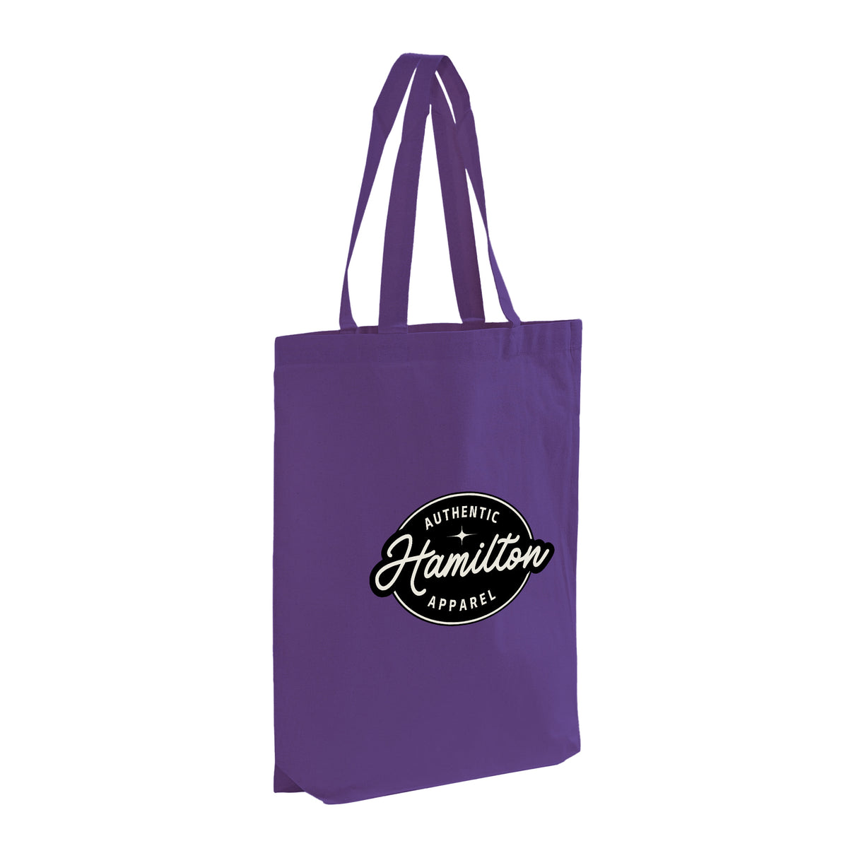 Gusseted Custom Tote Bags 100% Cotton / Logo Tote Bags With Bottom Gusset - TG110