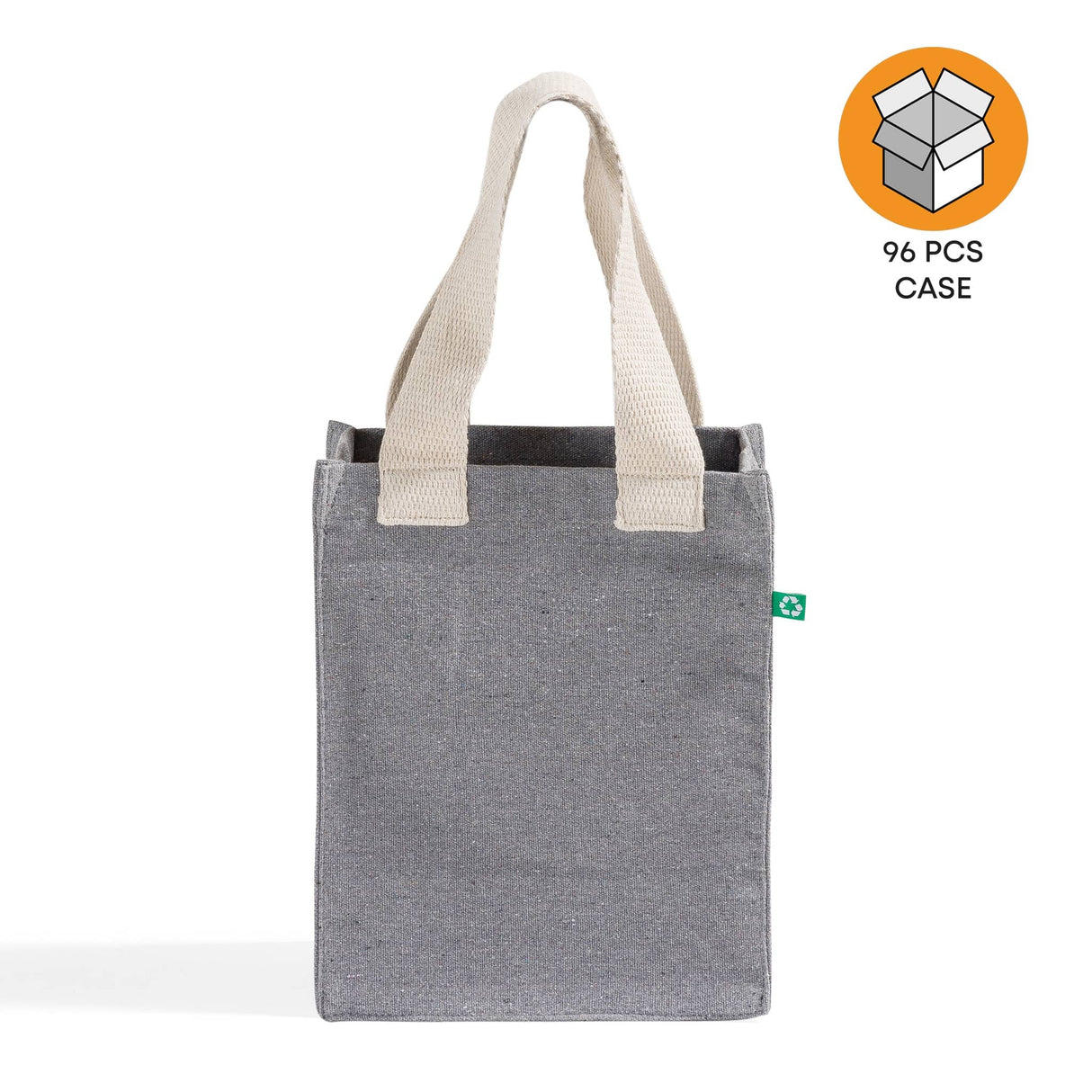 96 ct Recycled Canvas Book Bag with Full Gusset - By Case