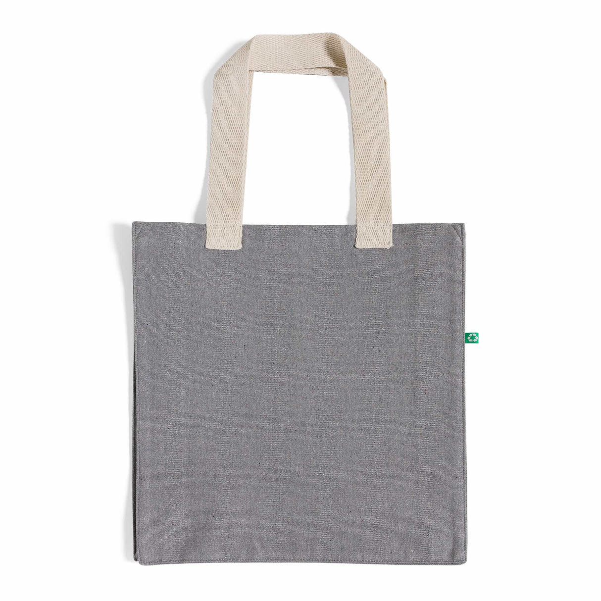 Recycled Ash Grey Heavy Canvas Tote Bag