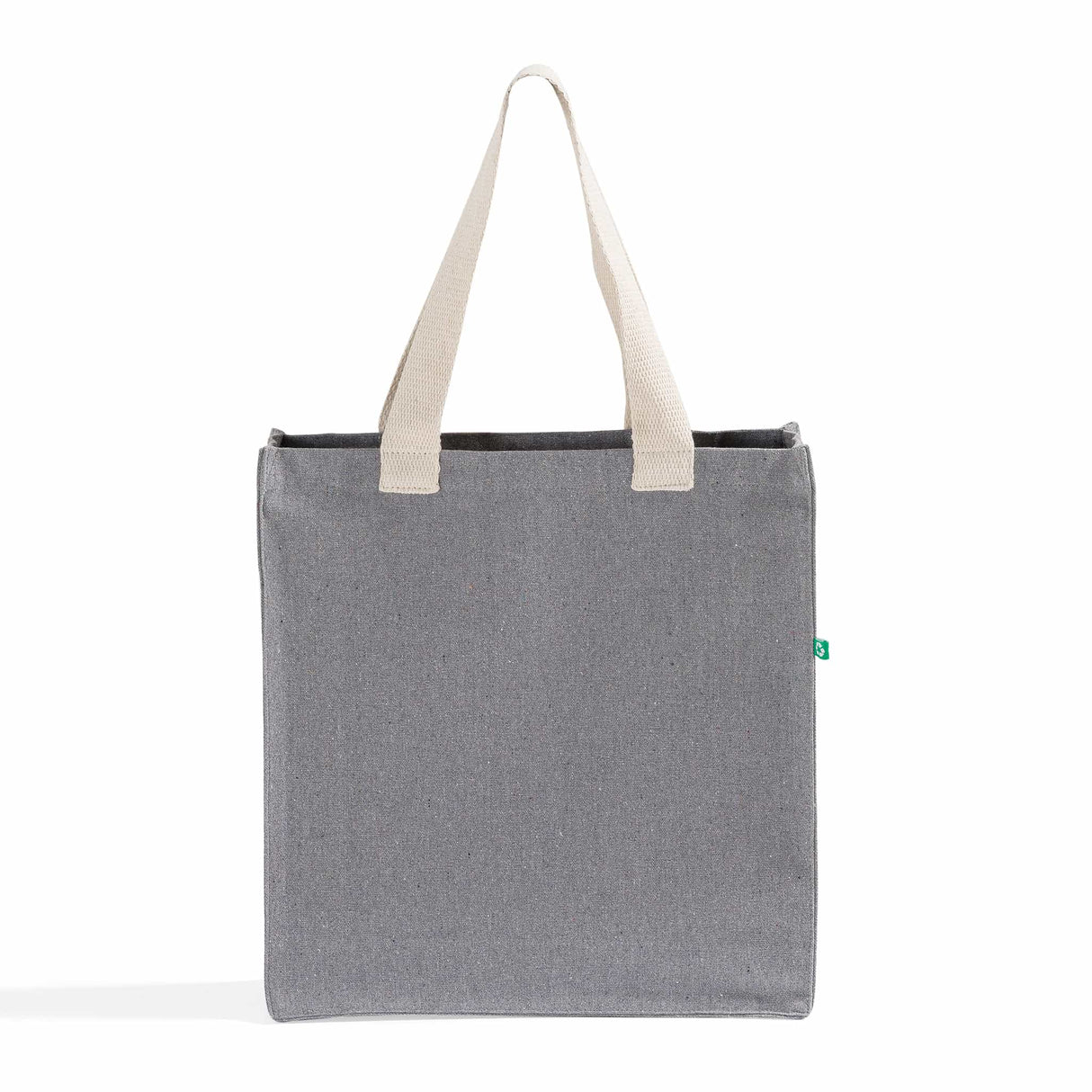 Recycled Ash Grey Heavy Canvas Tote Bag