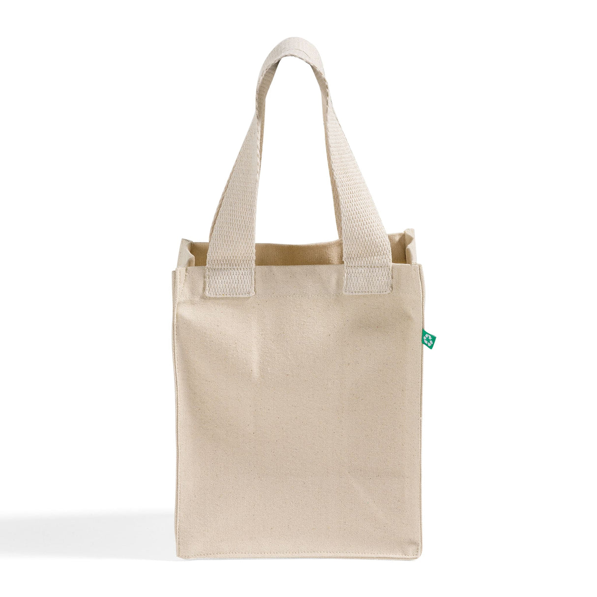 recycled canvas book tote bag