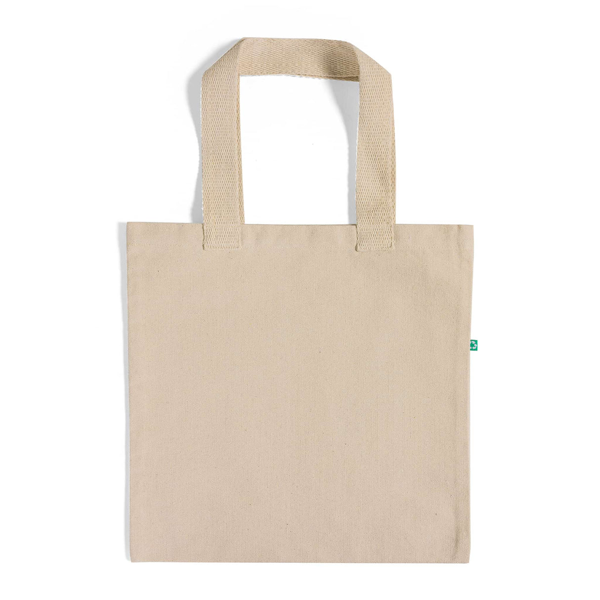 recycled canvas flat book bag