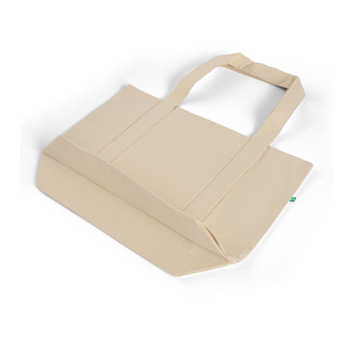 recycled canvas shopping tote horizontal