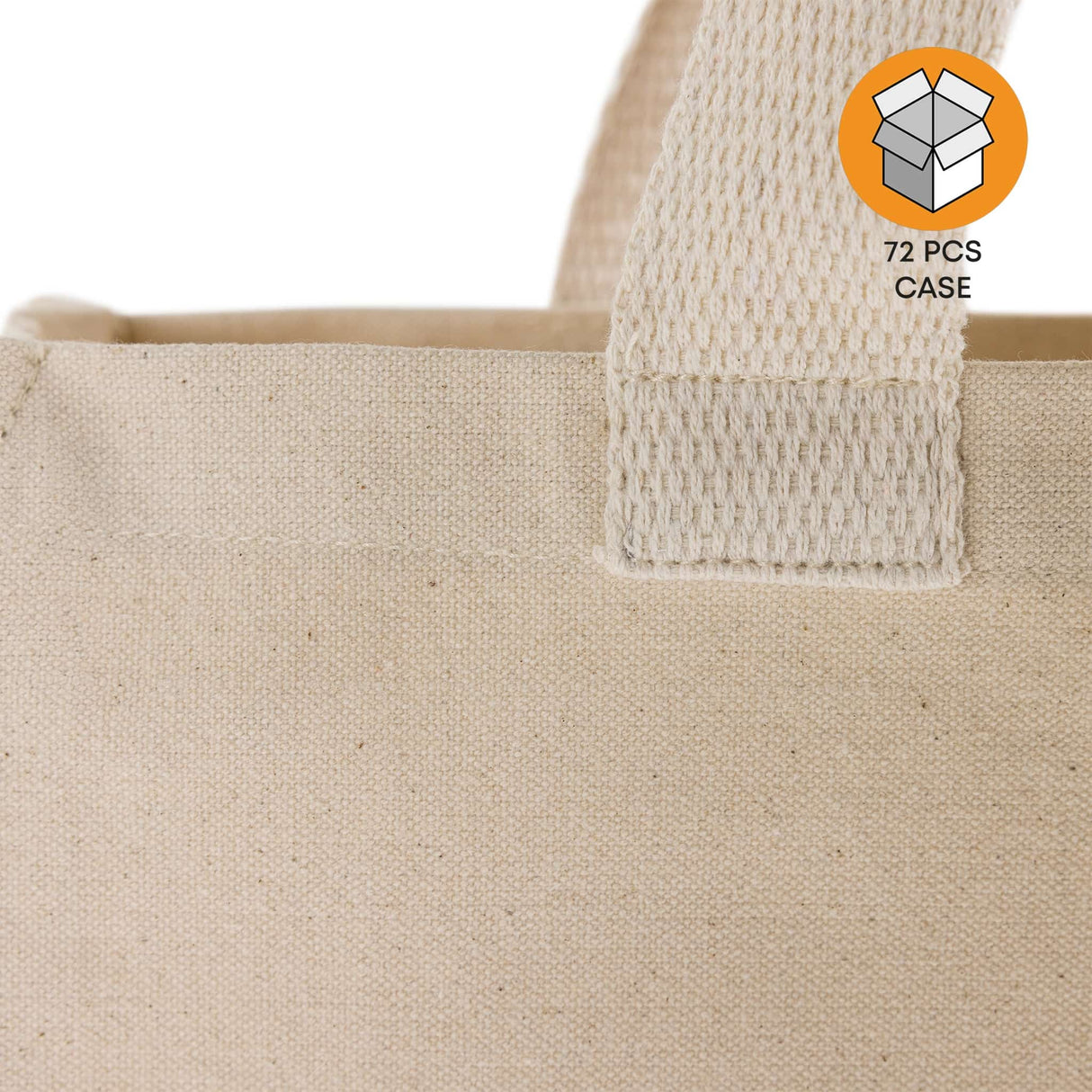 72 ct Recycled Heavy Canvas Tote with Full Gusset - By Case