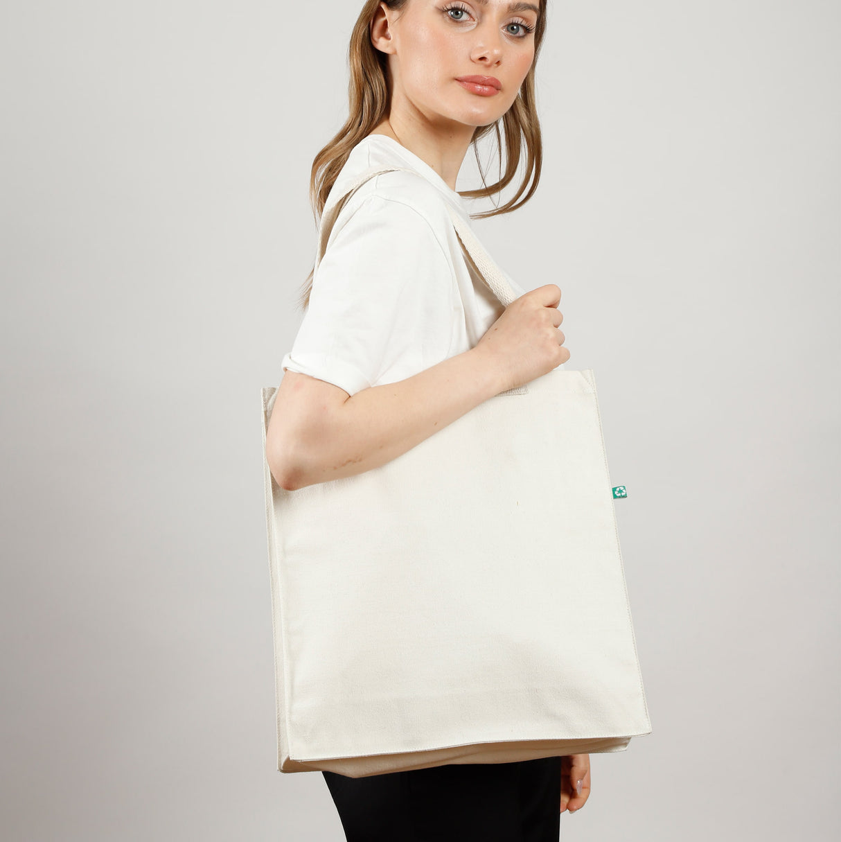 Recycled Heavy Canvas Tote Model