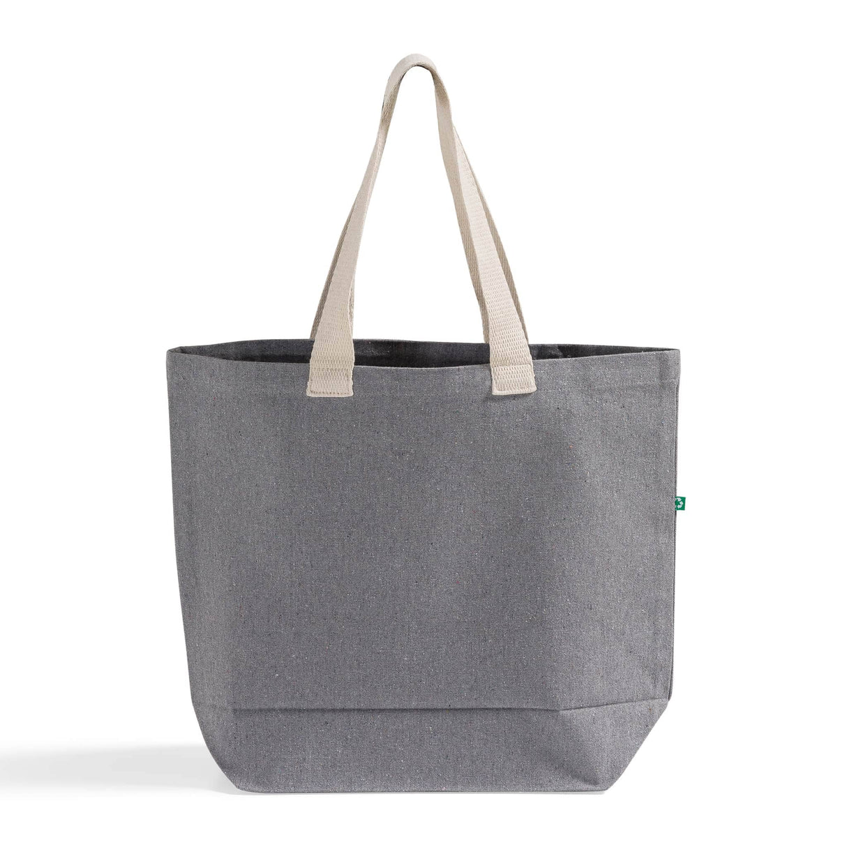 recycled iconic ash gray shopping bag