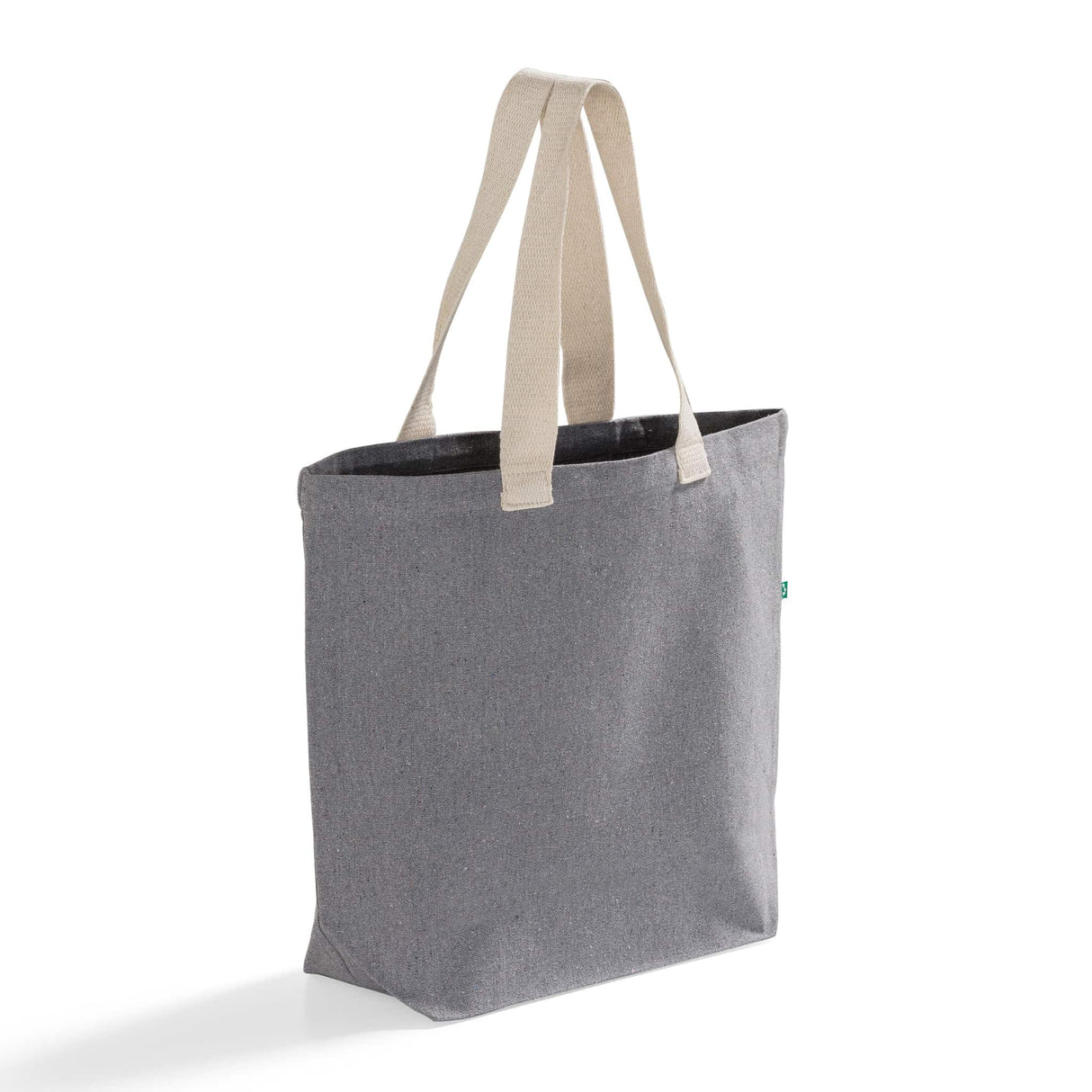 recycled iconic shopping ash gray bag