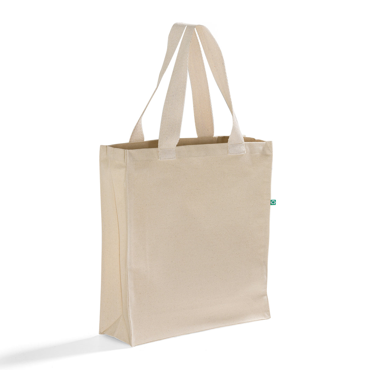Recycled Natural Heavy Canvas Tote With Full Gusset