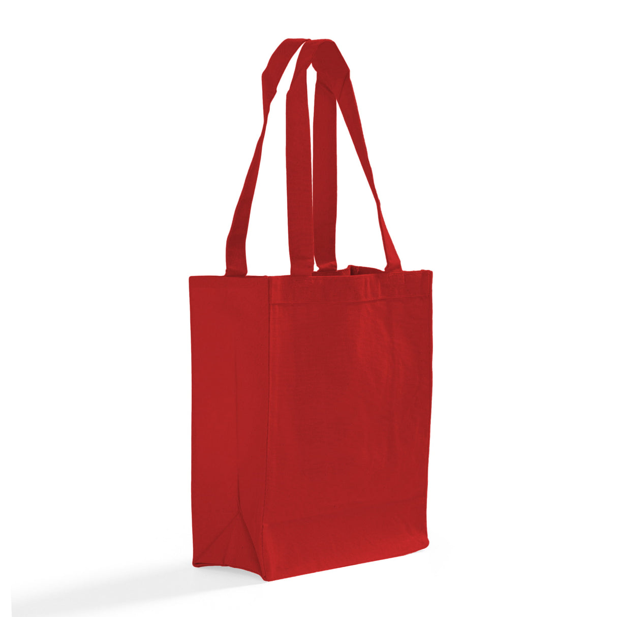Red Canvas Multi Purpose Tote Bag