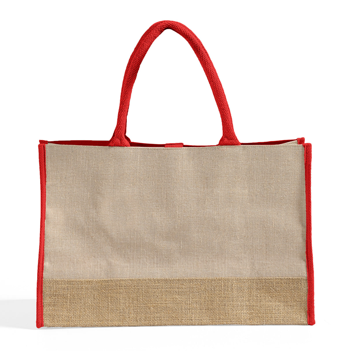 red fashion juco totebag