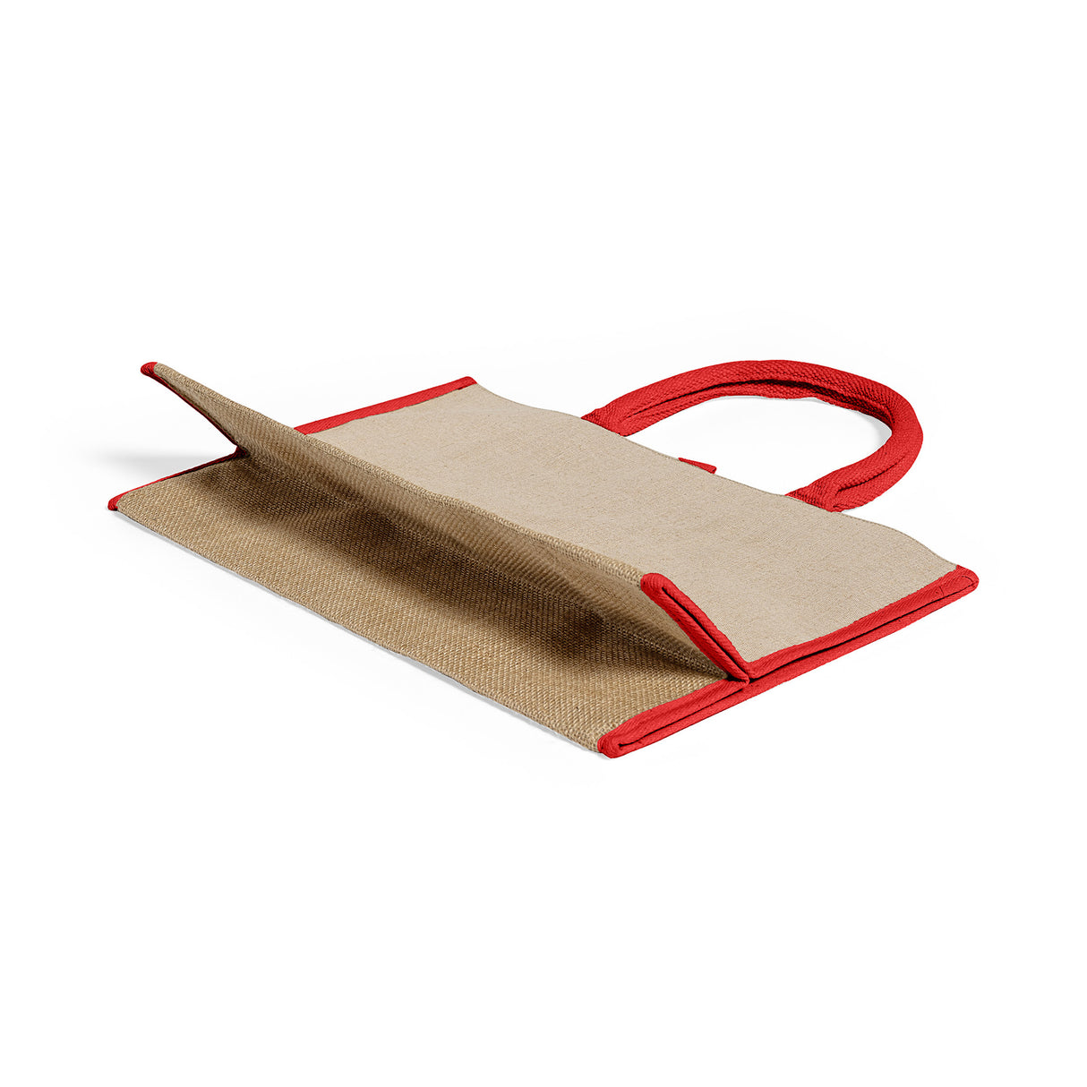 red fashion tote bag