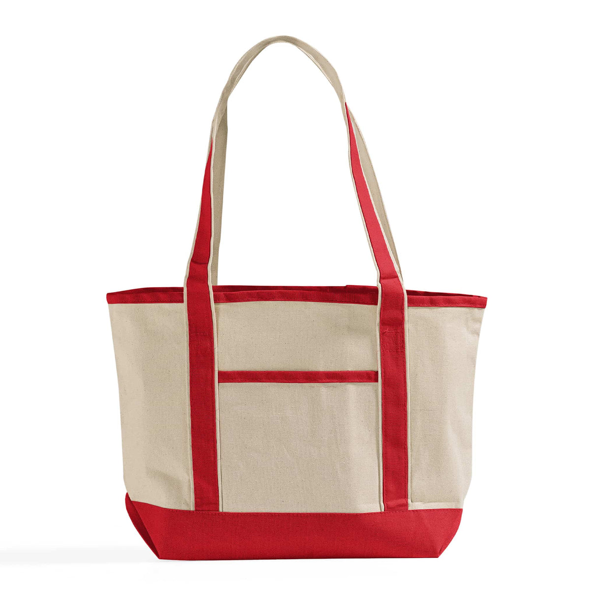 Red Heavy Canvas Tote Bag