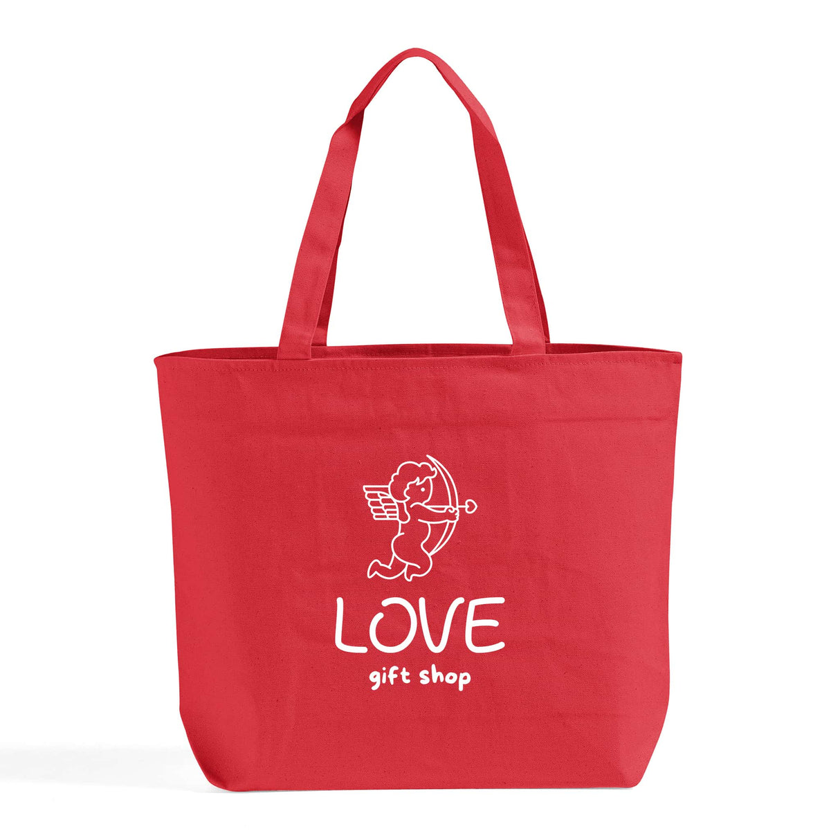 Heavy Canvas Zipper Tote Bags Customized - Personalized Heavy Tote Bags With Your Logo - TG261